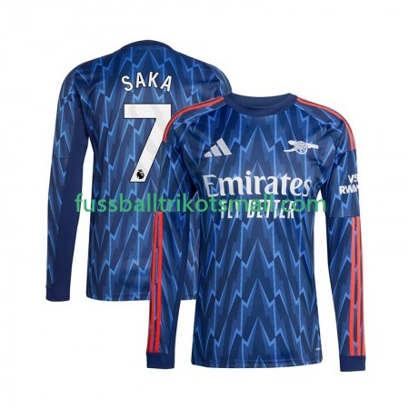 Fußballtrikots Arsenal Bukayo Saka 7 2025-2026 Langarm Auswärts-trikot kaufen